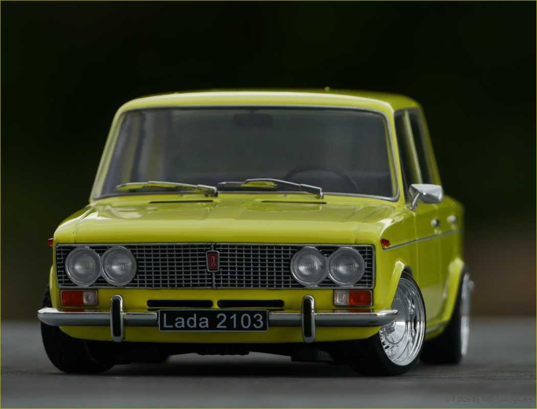 1:18 Lada 2103 DDR / Ost Car Gelb Edition inkl. OVP